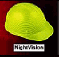 "Night Vision" hard hat - florescent